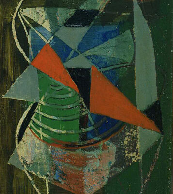 Ferruh Başağa, 1954, Tuval üzerine yağlıboya, 41x27 cm.