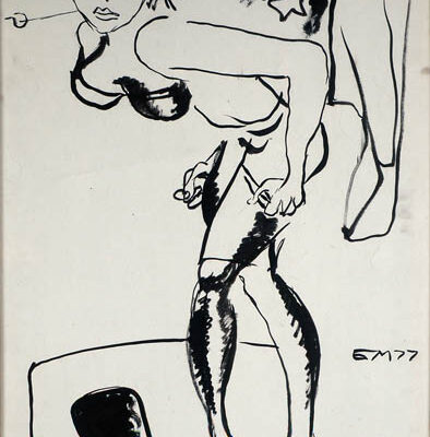 Boris Milyukov, 1977, Oil on paper, 85x61 cm.
