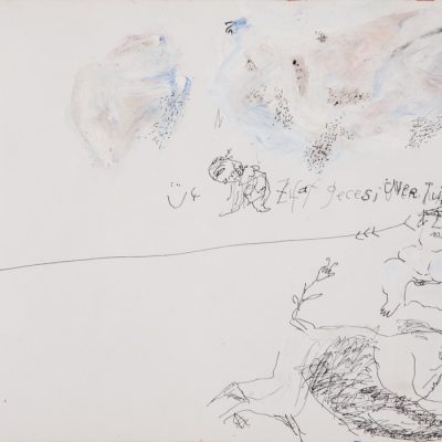 Burhan Uygur, 1991, Pastel on paper, 21x25 cm.